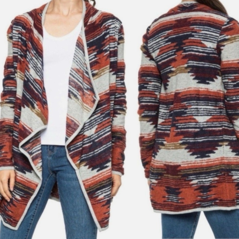 Lucky brand women‎ Aztec  style cardigan size XS